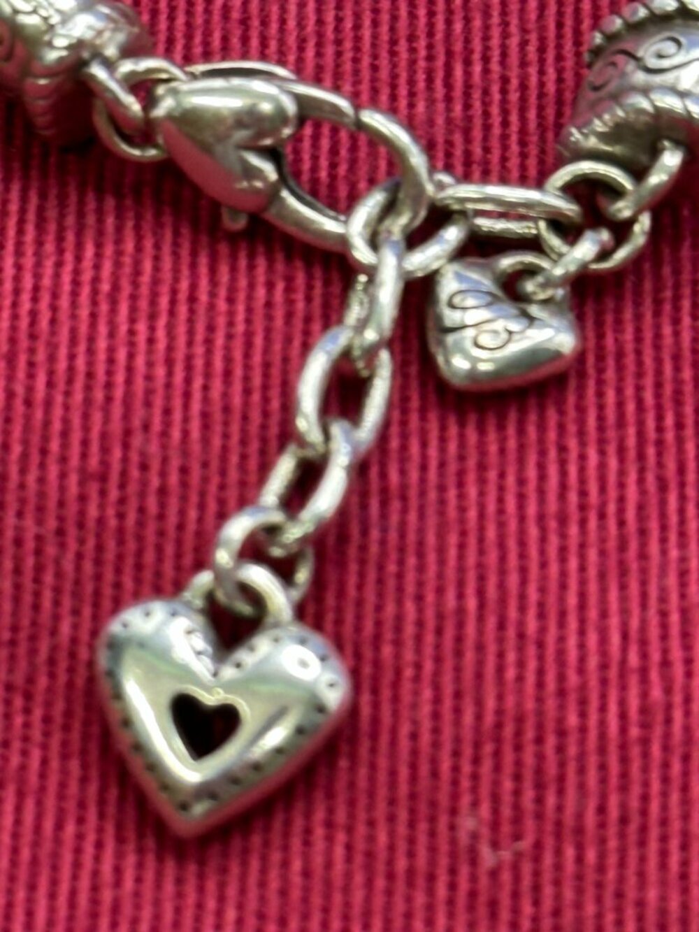 Brighton Silver Plated Heritage Heart Bracelet - Picture 7 of 13